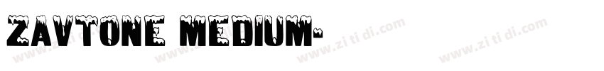 ZavTone Medium字体转换